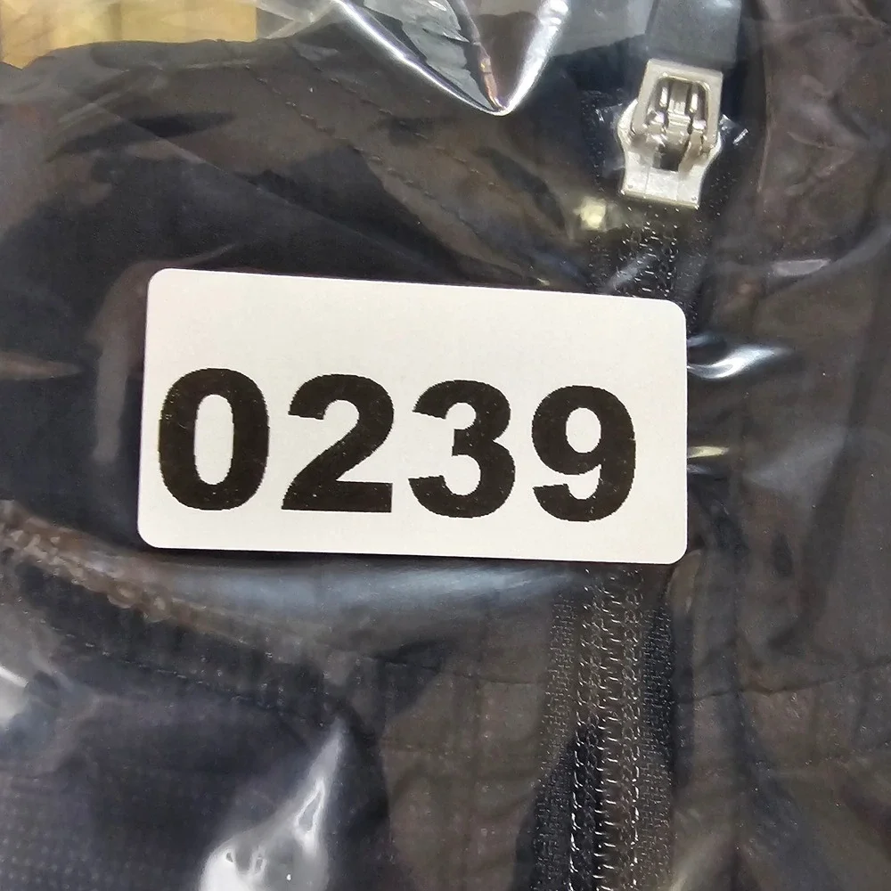 Lotto Italian Sport Design Men Black Camo Quarter Zip Hooded Windbreaker Size LL - Picture 13 of 13